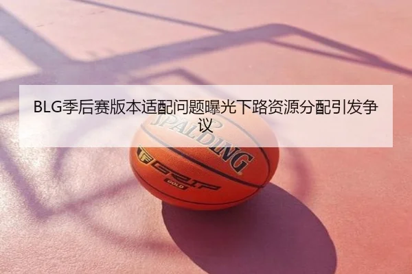 BLG季后赛版本适配问题曝光下路资源分配引发争议